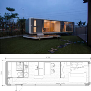 C-E9/V9 38.8㎡ Prefab House